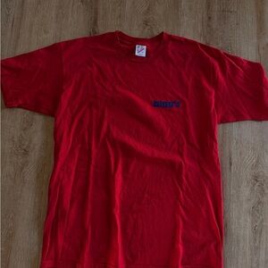 Red Men's T-Shirt vintage single stitch